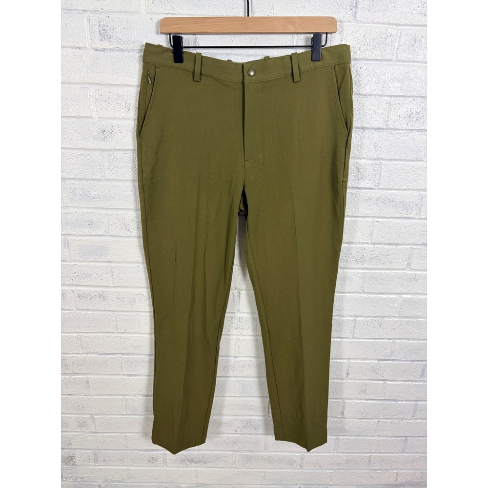 Quince Ultra-Stretch 24/7 Smart Chino Pants Mens 32 Olive Green Performance